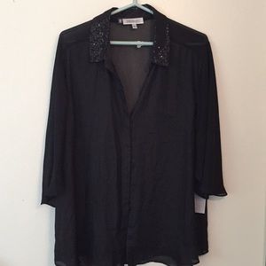 Jennifer Lopez sheer blouse